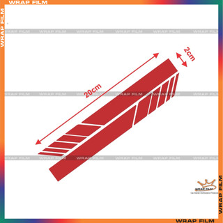 Decal dán trang trí ốp gương phản quang 3M - Phù hợp với tất cả các xe, độ bám dính tốt, không phai màu, không thấm nước