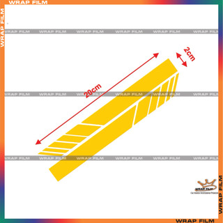 Decal dán trang trí ốp gương phản quang 3M - Phù hợp với tất cả các xe, độ bám dính tốt, không phai màu, không thấm nước