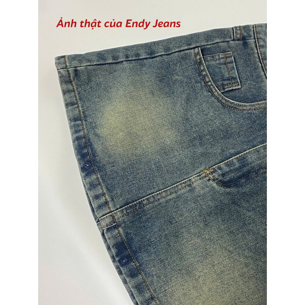 Chân váy jeans ngắn chữ A có lót trong, chân váy bò nữ cạp cao tôn dáng thời trang ED09 | BigBuy360 - bigbuy360.vn