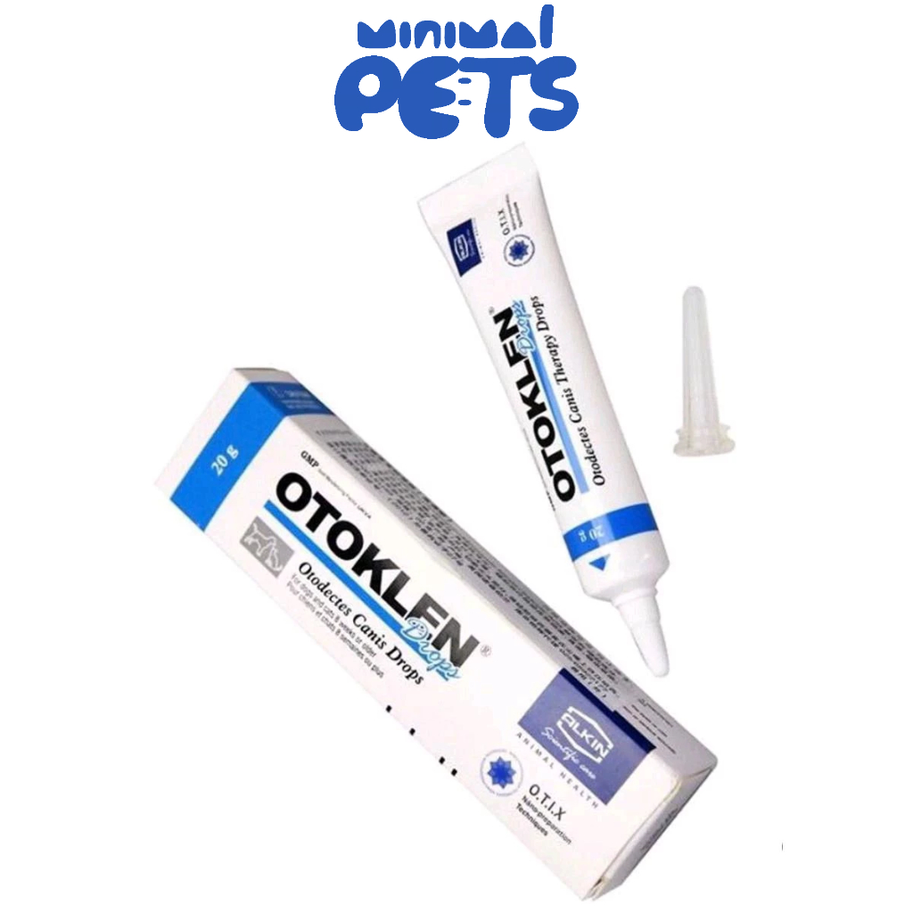Nhỏ viêm tai OTOKLEN Alkin cho chó mèo - Nhỏ ve rận tai, nấm viêm tai - MINIMAL Pet
