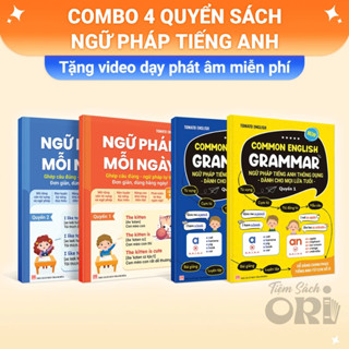 Sách Luyện Ngữ Pháp + Bí Kíp Ghép Câu Tiếng Anh | Dành cho Tiểu Học, Mất Gốc.