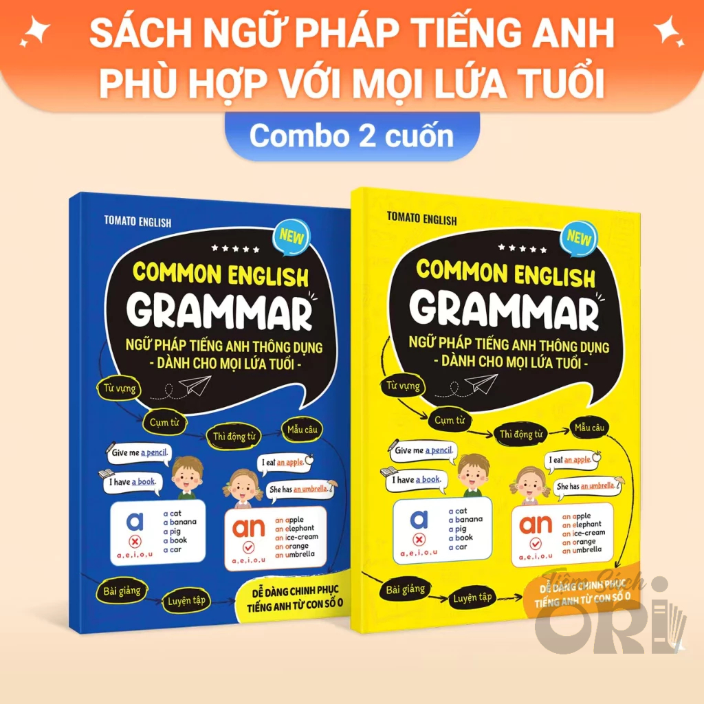 SÁCH LUYỆN NGỮ PHÁP TIẾNG ANH TIỂU HỌC - Dành cho Tiểu học, người mới bắt đầu, chinh phục ngữ pháp