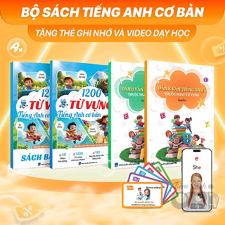 Sách Đánh Vần Tiếng Anh + 1200 Từ Vựng Cơ Bản