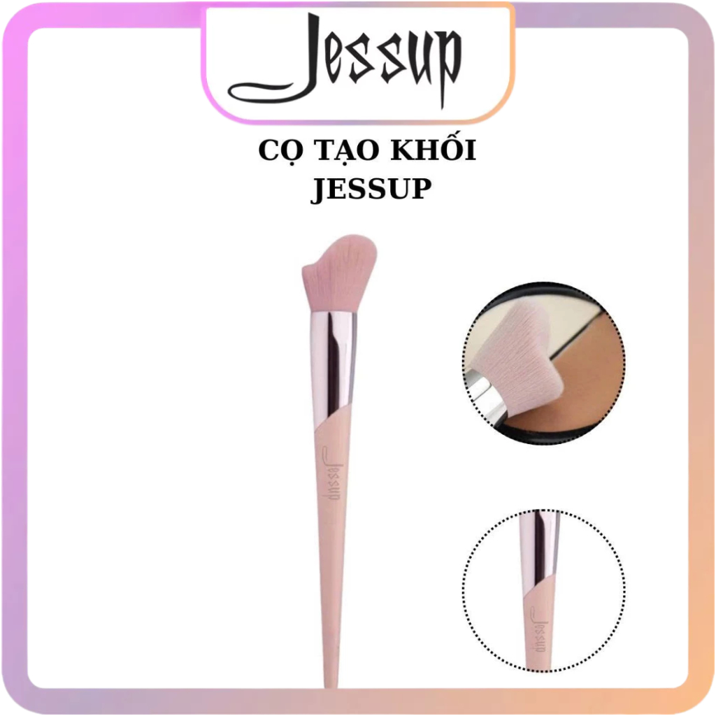 Cọ trang điểm tạo khối khuôn mặt siêu xịn siêu bám phấn Jessup 129 Contour Brush Makeup Brush