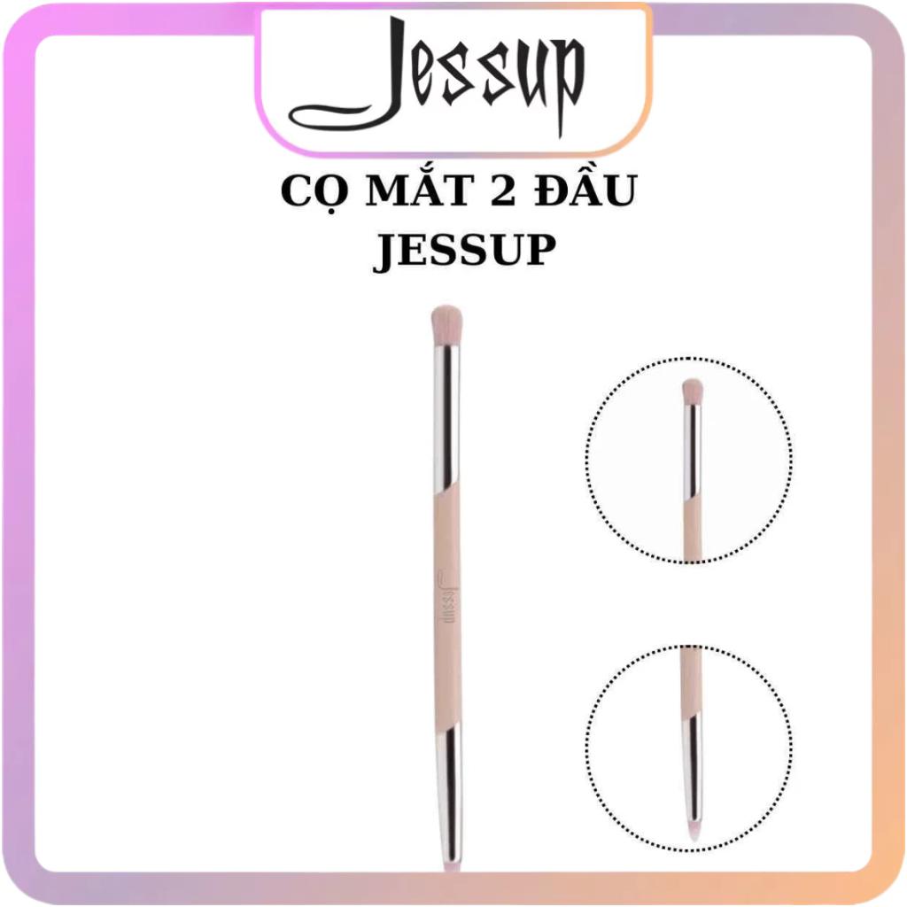 Cọ trang điểm mắt 2 đầu Jessup Double-ended Brush Eye Brush - đánh,nhấn,tô mắt môi