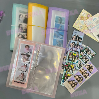 Sổ Tay Photobooth Sổ Đựng Ảnh Photo strip Buka sổ đựng ảnh 4cut, Card Dài  Đựng Photostrip, Bookmark