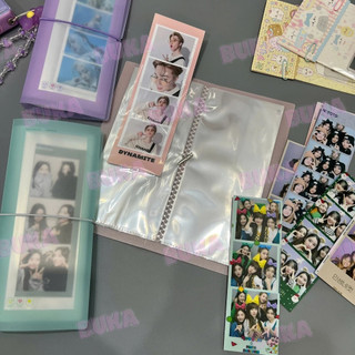 Sổ Tay Photobooth Sổ Đựng Ảnh Photo strip Buka sổ đựng ảnh 4cut, Card Dài  Đựng Photostrip, Bookmark