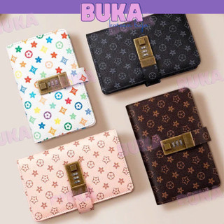  Sổ tay tiết kiệm đựng tiền 100 phong bì sổ đựng tiền tiết kiệm thẻ ngân hàng khóa mật mã sổ A6 album tiết kiệm 