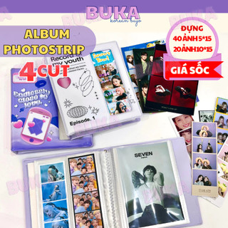  Album photostrip đựng ảnh photobooth ảnh 4cut postcard photocard idol anime nhiều size Buka 