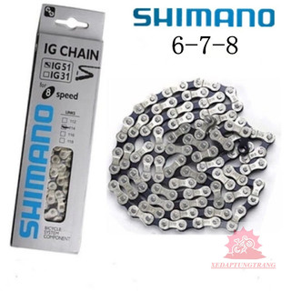  Xích sên xe đạp Shimano IG51 sử dụng cho líp 6   7   8 tốc độ  hàng tiêu chuẩn loại 1 