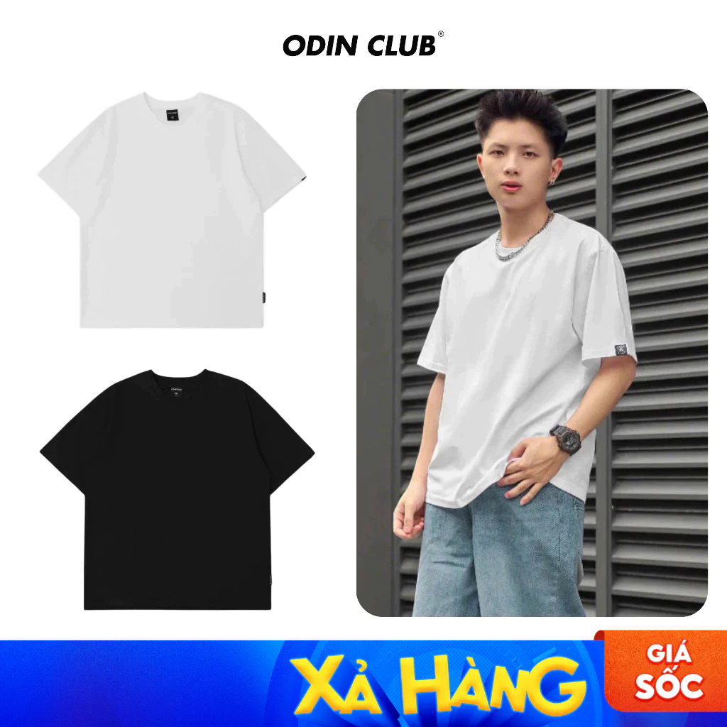 Áo thun Vải em bé Baesic Tee ODIN CLUB, Áo phông trơn oversized unisex, Local Brand ODIN CLUB