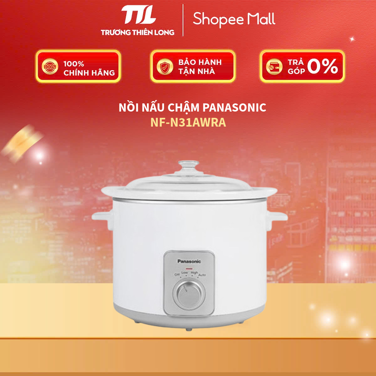 PANT-NF-N31AWRA - Nồi nấu chậm Panasonic NF-N31AWRA