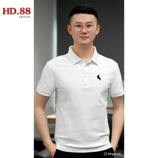 Áo Polo Ra.lph Lau.ren Thêu Ngựa Basic, Áo Nam Nữ Cổ Bẻ, Vải Gai Cá Xấu Cotton 100% [Ảnh thật]