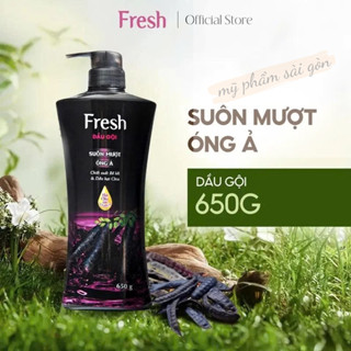  Dầu gội Fresh 650g giúp giảm gãy rụng tinh chiết bồ kết bưởi hồng tinh chất bơ 