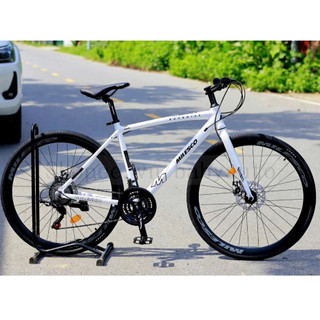  Xe Đạp Touring MILESCO R500S Khung Nhôm Không Mối Hàn Cối Nổ Líp Vặn  ATA 7 Tầng Bộ Đề Shimano 21 Tốc Độ Lốp Kenda 
