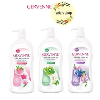  Sữa Tắm Trắng Da Gervenne 900g – Da Trắng Sáng & Lưu Hương Như Nước Hoa 
