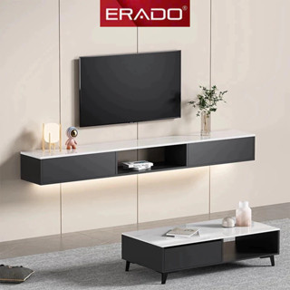  Kệ tivi treo tường cao cấp gỗ MDF phủ malamin vân đá sang trọng thương hiệu ERADO - E755 