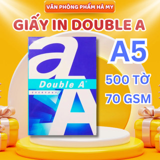 Thùng Giấy In A4 Double A 70 gsm 500 tờ chính hãng nhập khẩu từ Thái Lan