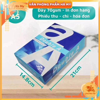 Thùng Giấy In A4 Double A 70 gsm 500 tờ chính hãng nhập khẩu từ Thái Lan