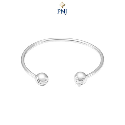 Vòng tay Bạc PNJ x emoji™ 0000W060041
