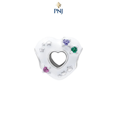 Hạt Charm Bạc DIY đính đá PNJSilver ZTZTW060056