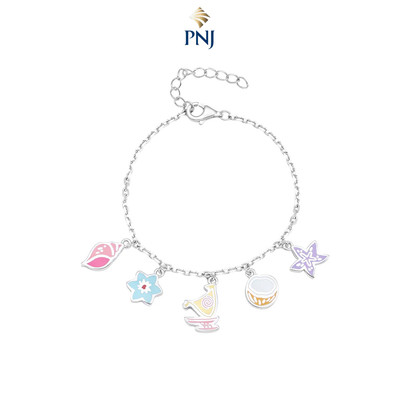 Lắc tay trẻ em Bạc Disney|PNJ 0000W060277