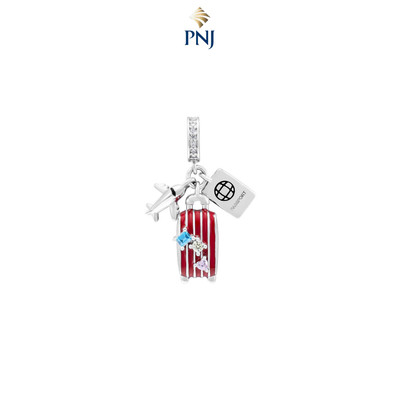 Hạt Charm Bạc DIY đính đá PNJSilver ZTXMW060045