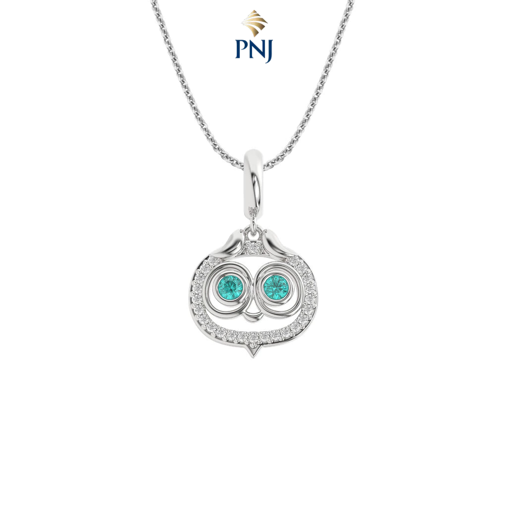 Mặt dây chuyền Bạc đính đá Disney|PNJ INSIDE OUT 2 ZTXMW060002