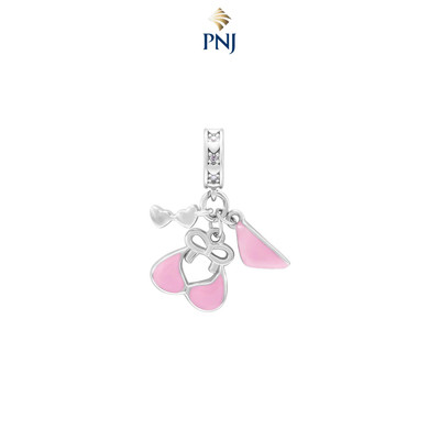 Hạt Charm Bạc đính đá PNJSilver ZTZTW060059