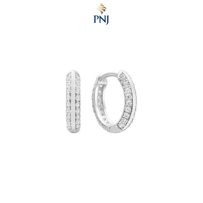 Bông tai Bạc đính đá PNJSilver XMXMW060245
