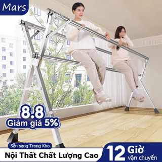 Mars Giàn Phơi Quần Áo Gấp gọn Cây phơi đồ Siêu Bền Phơi quần áo 1M6~2M4