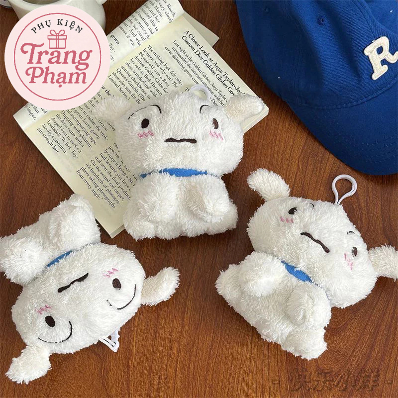 Chó bạch tuyết của cu Shin nhồi bông