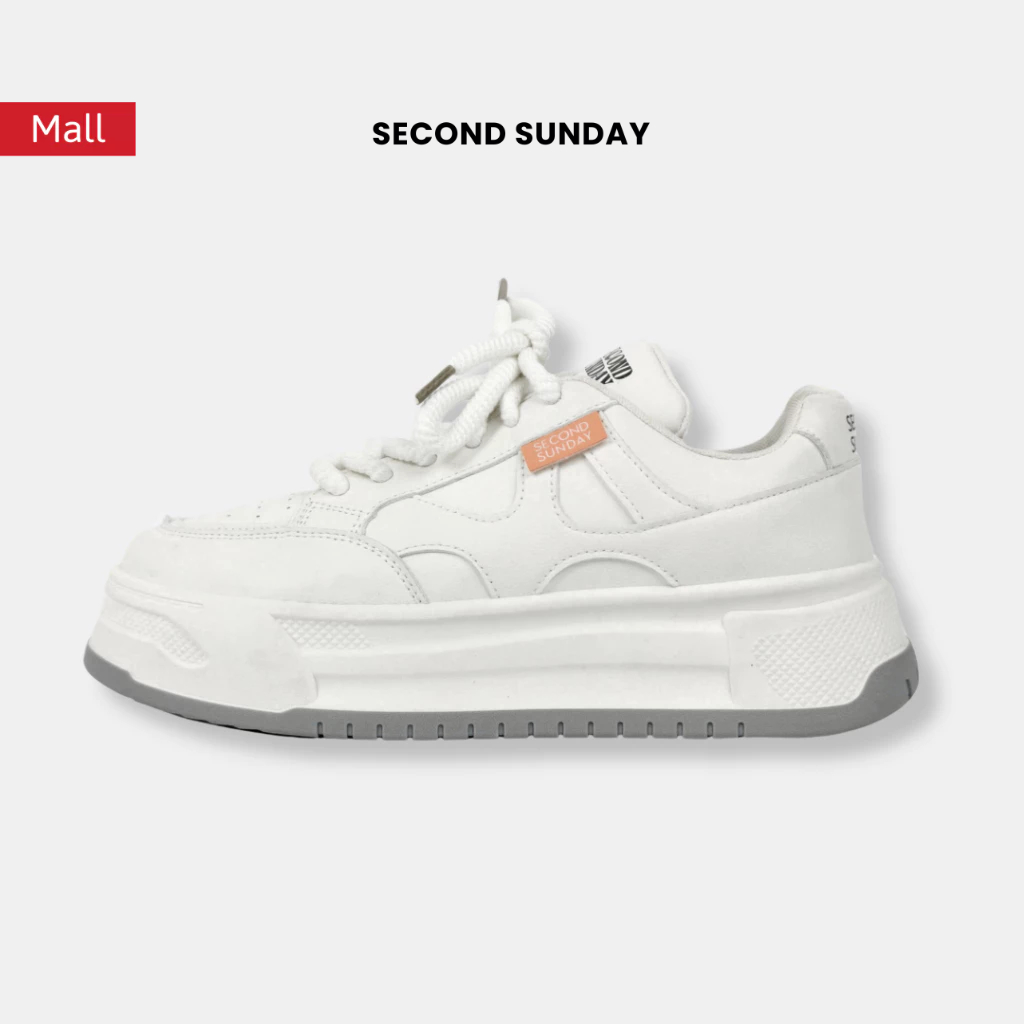 Giày Thể Thao Sneaker Nữ Second Sunday Essential 1.0 Đế Tăng Chiều Cao 4cm SK22