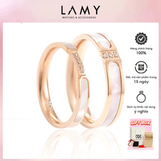 Nhẫn cặp đôi LAMY Dreamy Ring Rose Gold 8020 & 8021