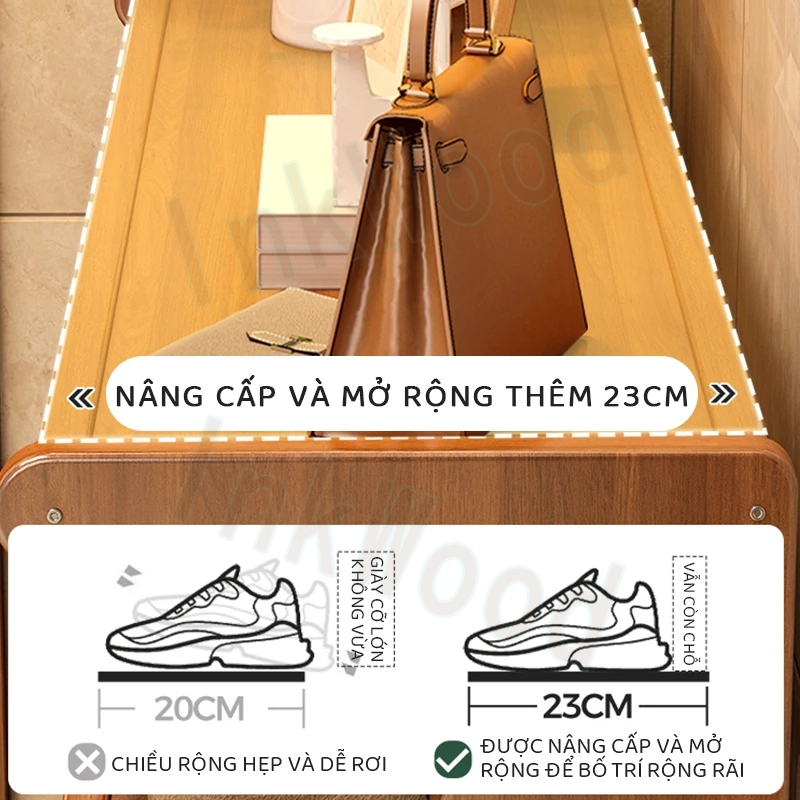 【Giao hàng trong 4 giờ】Giá để giày tre Kệ trưng bày​ bằng gỗ Kệ giày đa tầng​ Giá đựng đồ đa năng gỗ tủ giày chống bụi | BigBuy360 - bigbuy360.vn