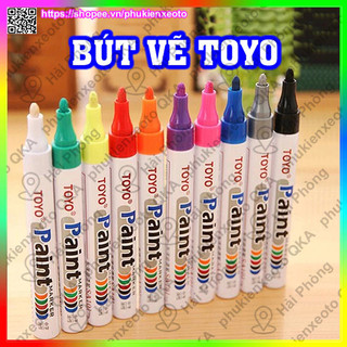  Bút tô vẽ lốp xe máy ô tô TOYO bút sơn đánh đấu không thấp nước 