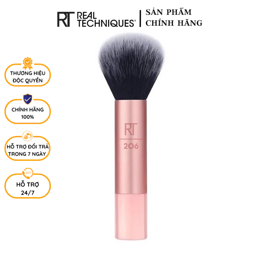 Cọ Má Hồng Highlight Setting RT Real Techniques Blush Brush RT206
