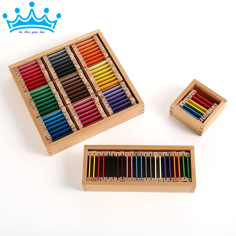 (Bản tiêu chuẩn) Bảng màu số 1, 2, 3 bằng gỗ - Color Tablets