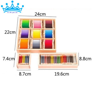 (Bản tiêu chuẩn) Bảng màu số 1, 2, 3 bằng gỗ - Color Tablets