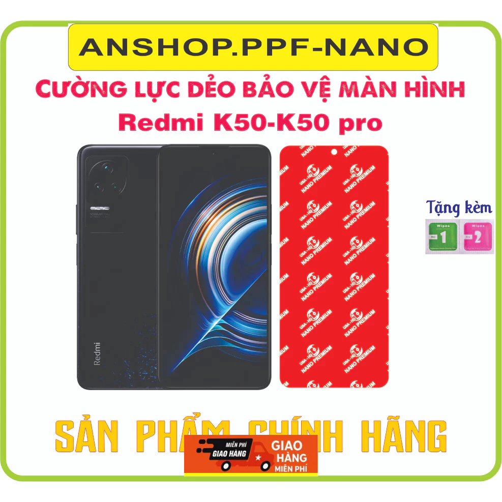 Cường lực dẻo bảo vệ màn hình điện thoại Redmi K50/K50 pro