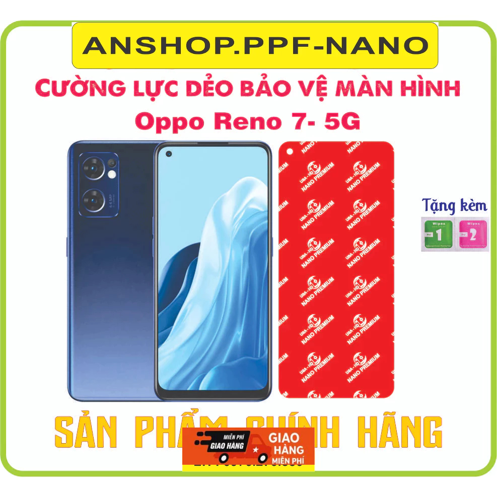 Cường lực dẻo bảo vệ màn hình điện thoại oppo Reno 7 5G (Reno7-5G)
