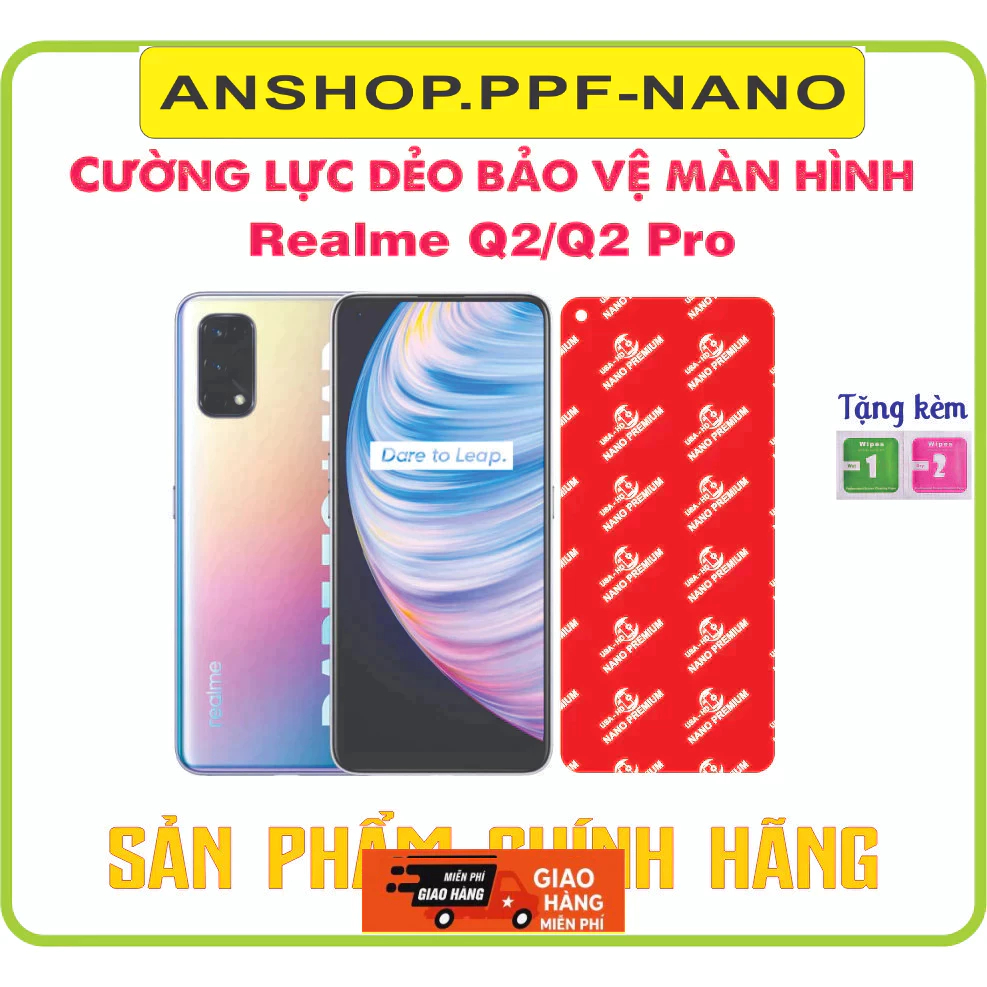 Cường lực dẻo bảo vệ màn hình điện thoại Realme Q2/ Realme Q2pro (Q2 Pro)