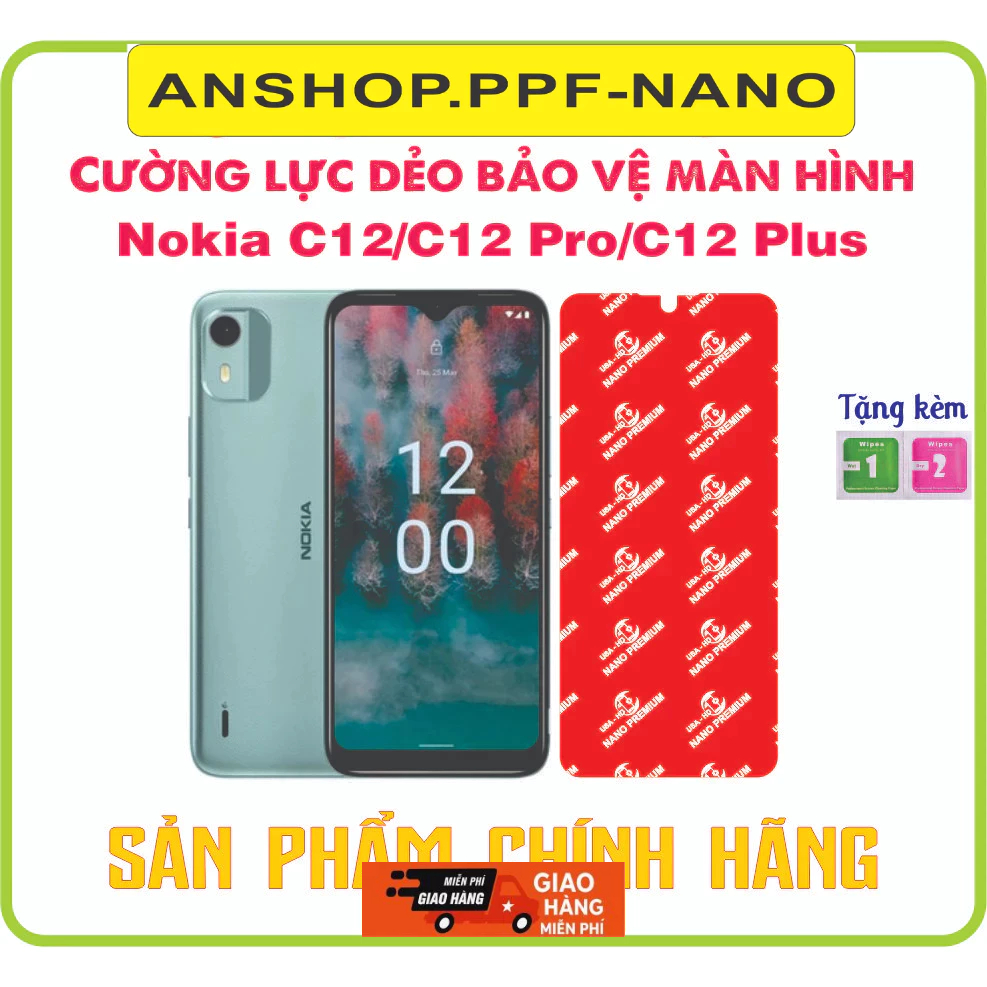 Cường lực dẻo bảo vệ màn hình điện thoại Nokia C12/C12 Pro/C12 Plus
