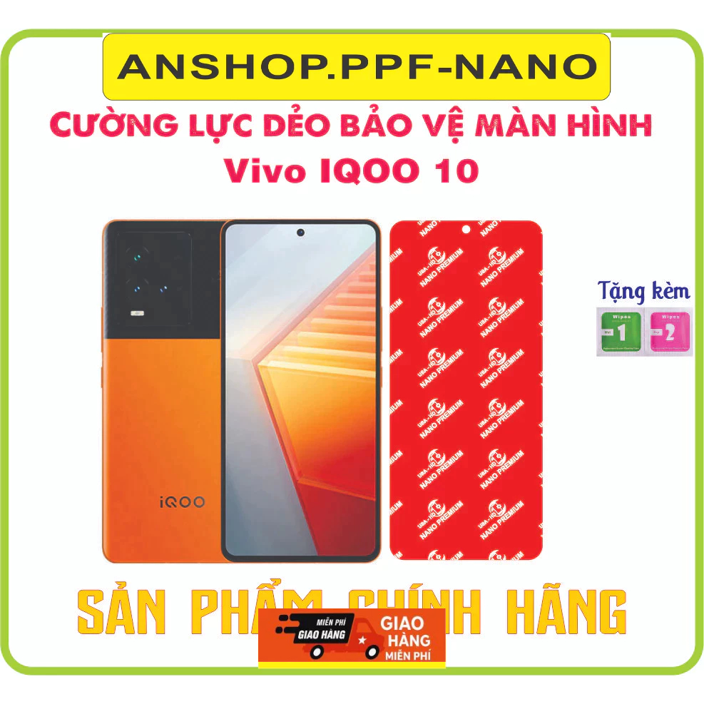 Cường lực dẻo bảo vệ màn hình điện thoại Vivo IQOO 10 (IQOO10)