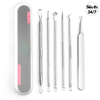  Bộ Dụng Cụ Nặn Mụn 5 Món Dụng Cụ Lấy Mụn Nhíp Nặn Mụn Đầu Đen Chuyên Dụng 88822 