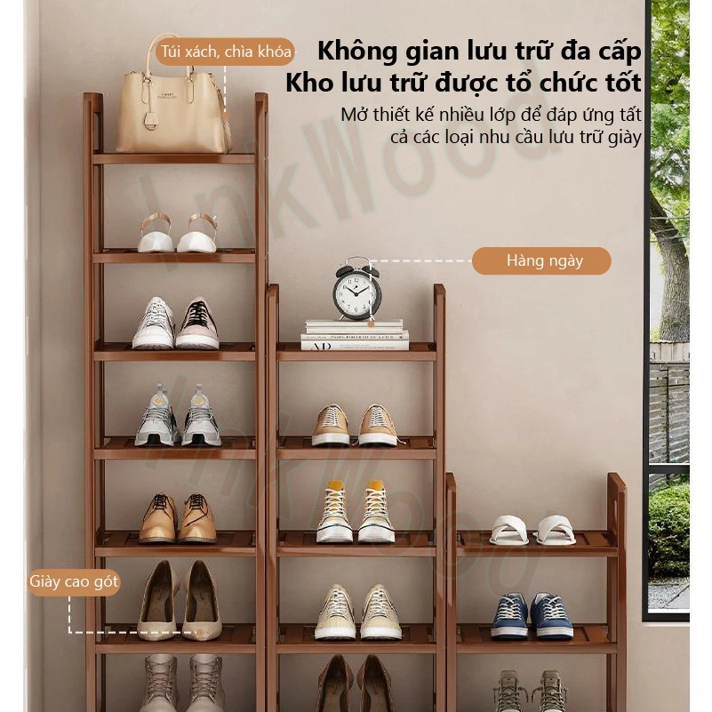 【Giao hàng trong 4 giờ】Kệ để giày hộ gia đình nhỏ nhiều tầng Giá giày góc đơn giản và chắc Giá để giày dung tích lớn | BigBuy360 - bigbuy360.vn