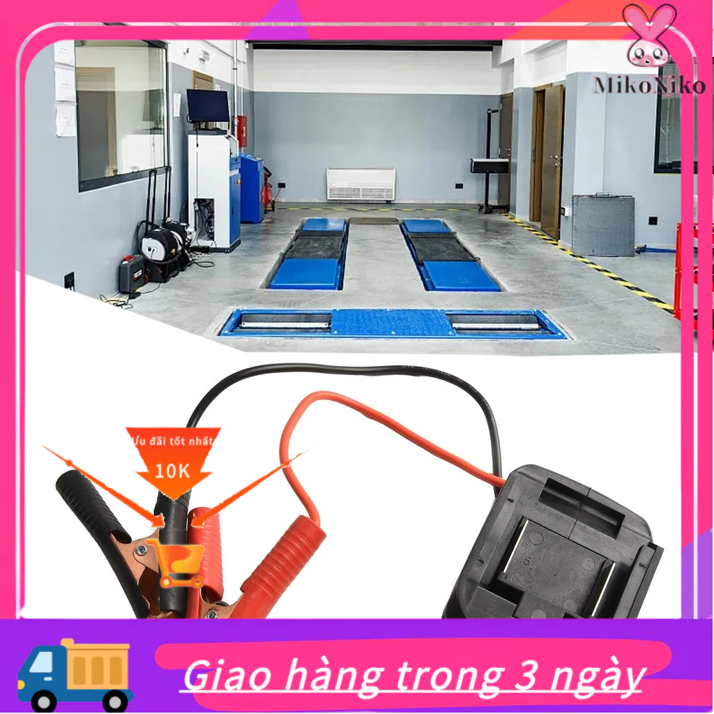 [UGPE] For Cables for Jump Charger Starter Jump starter starter Battery not included