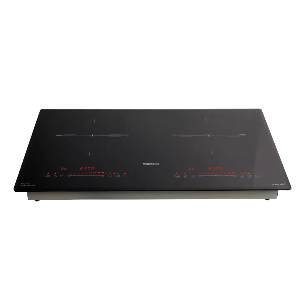 Bếp đôi điện từ cao cấp Nagakawa NK2C01M, bảo hành 5 năm, made in Malaysia