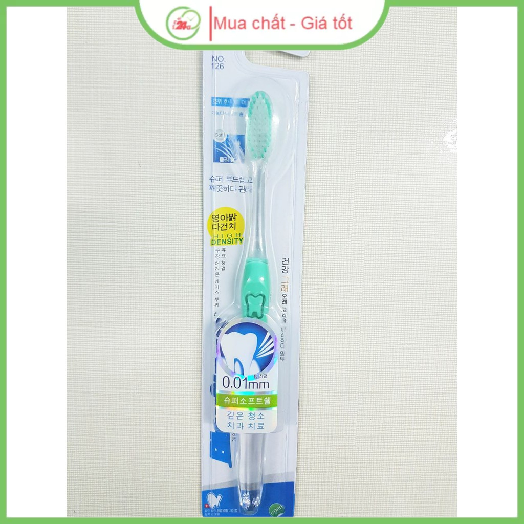 Bàn Chải Đánh Răng Hàn Quốc Mã 126 Cực Mềm Lẻ 1 Cái