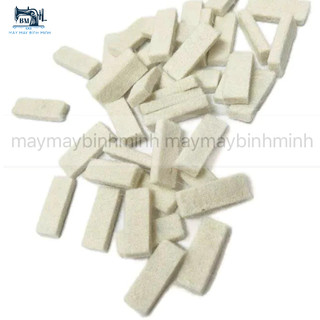 Bông, đệm mực thay thế (COMBO 50 HOẶC 100 CÁI) dùng cho khay mực máy dập 6 số
